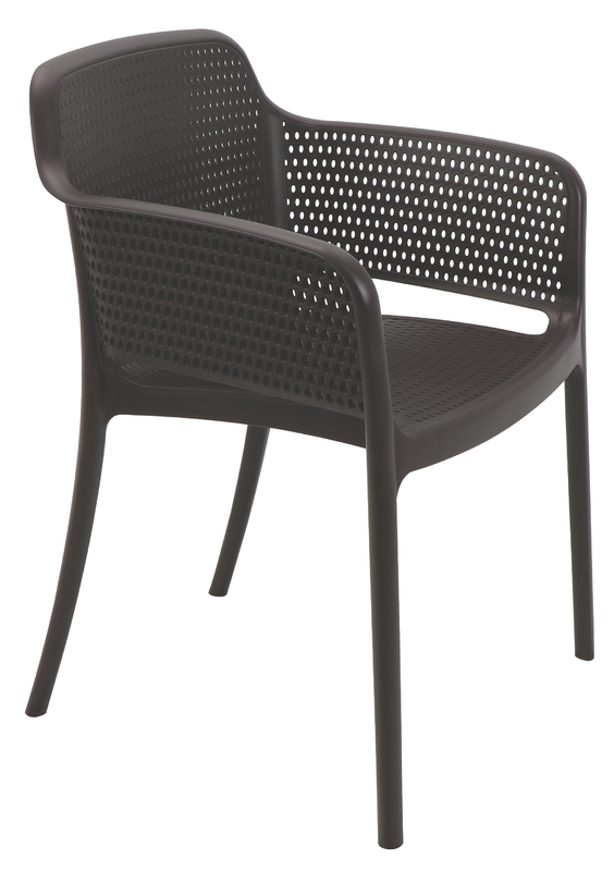 SILLA GABRIELA MARRON