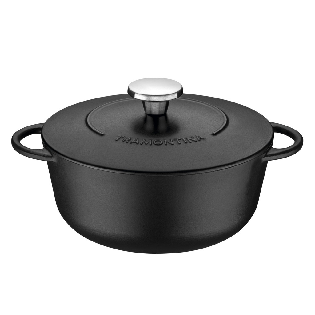 [20805024] CACEROLA DE HIERRO CON ANTIADHERENTE 4 L. Ø 24 CM. TRENTO