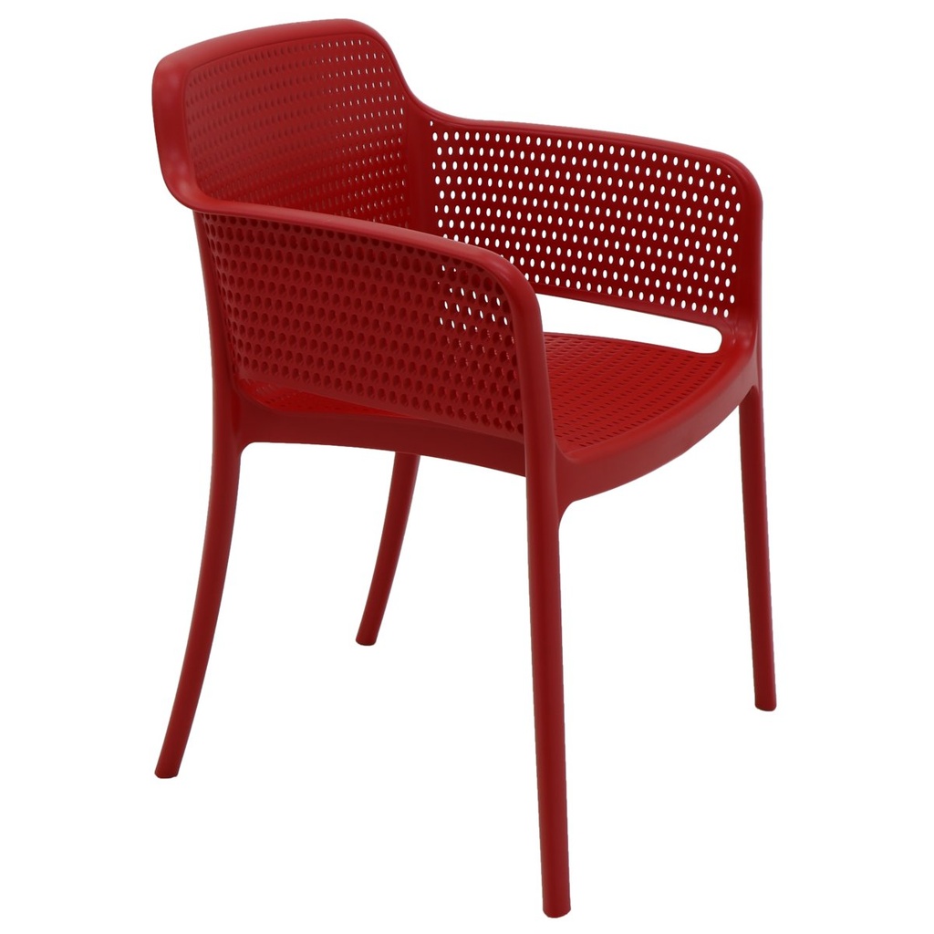 [92151040] SILLA ROJA CON BRAZOS GABRIELA