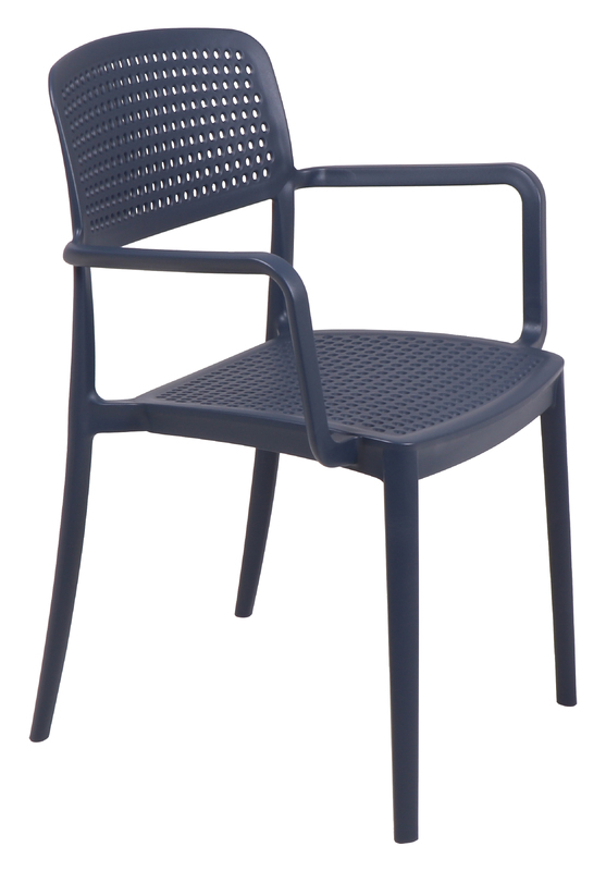 SILLA SERENA AZUL CON BRAZOS