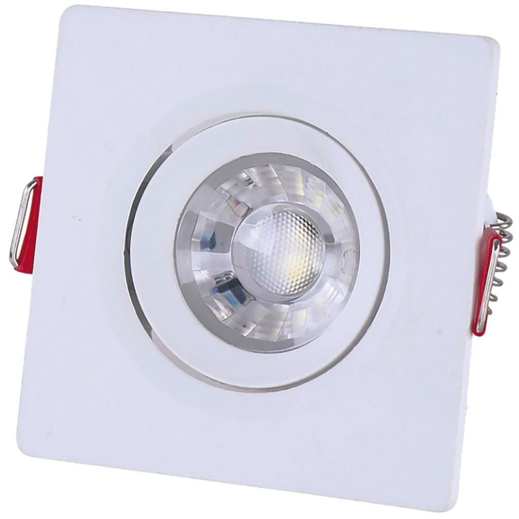 [58021604] SPOTLED CUADRADO 5W - 3000K LUZ AMARILLA