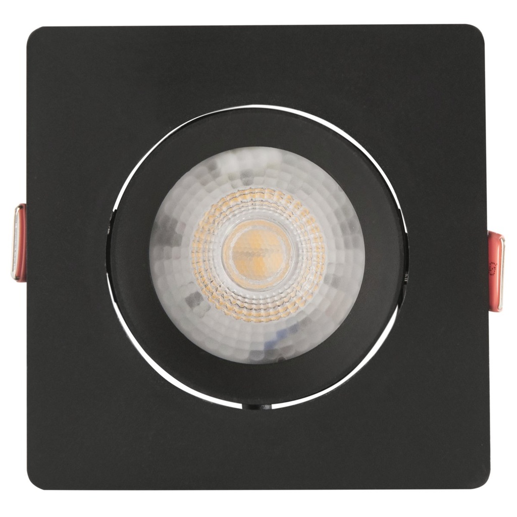 [58021607] SPOTLED CUADRADO BLACK 3W - 3000K LUZ AMARILLA