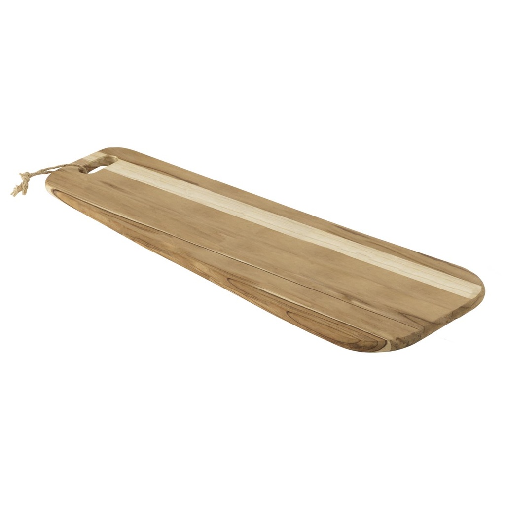 [13412351] TABLA DE MADERA TECA ANTIPASTO 48X19 PROVENCE
