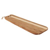TABLA DE MADERA TECA ANTIPASTO 48X19 PROVENCE