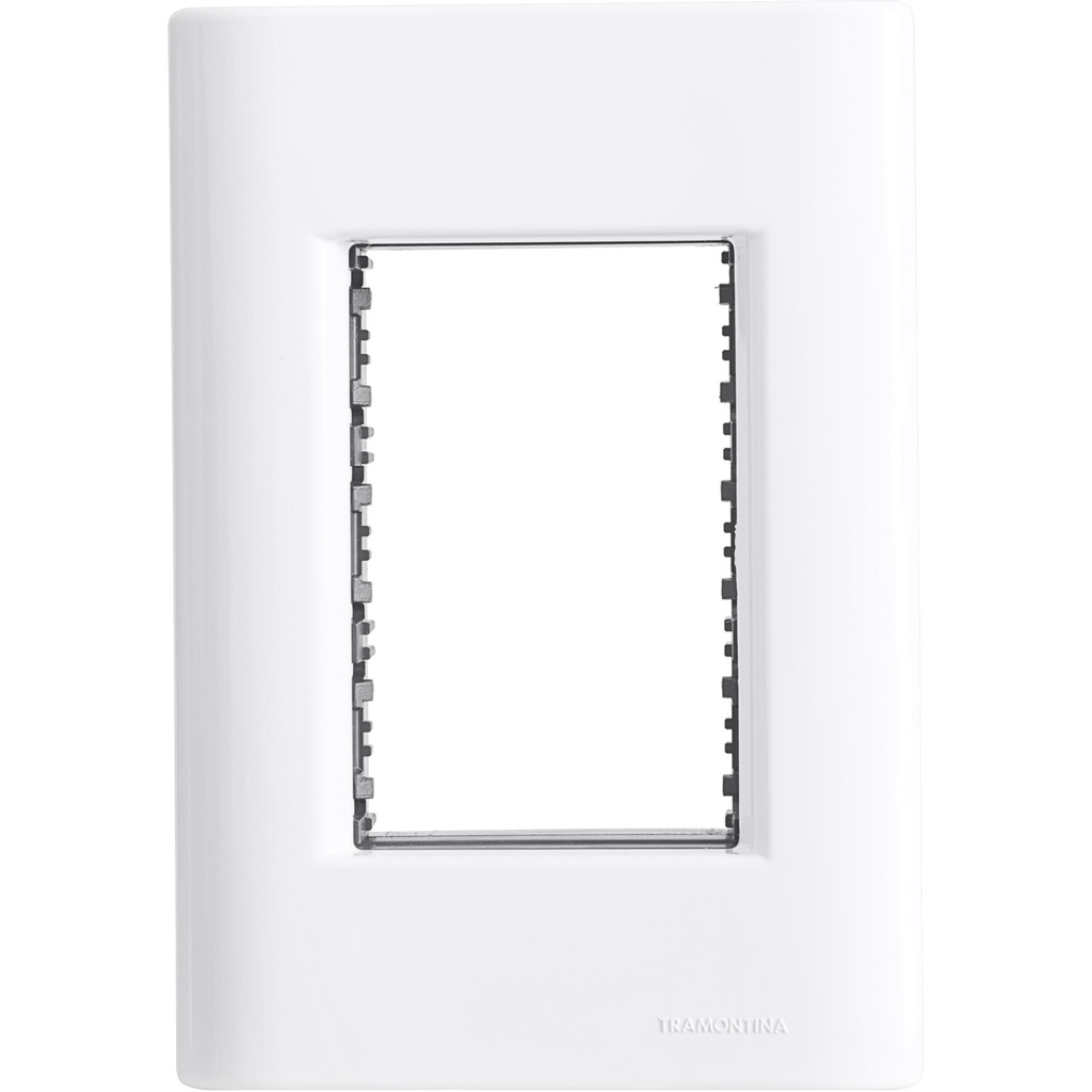 TAPA 3 PUESTOS 4X2 BLANCA GIZ