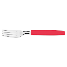 TENEDOR ROJO DE MESA MUNIQUE