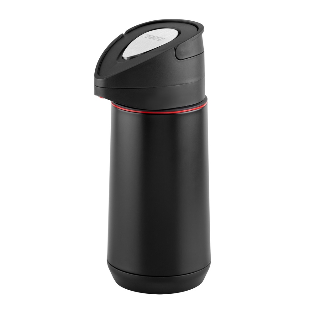 TERMO NEGRO A PRESION 1,2 L. EN ACERO INOXIDABLE EXATA