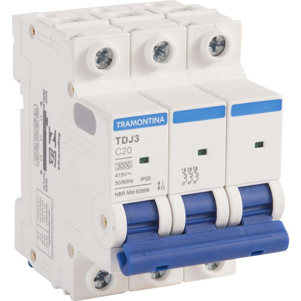 [58013106] TERMOMAGNETICO TDJ3-3C20 3P 20A 3KA
