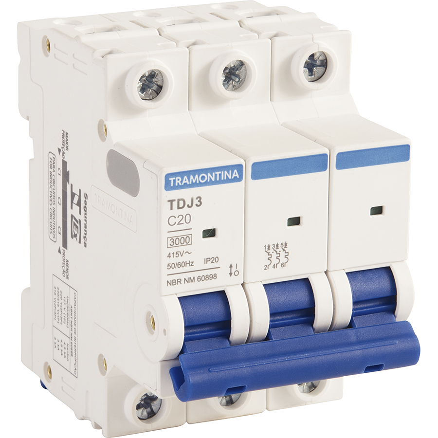 TERMOMAGNETICO TDJ3-3C25 3P 25A 3KA