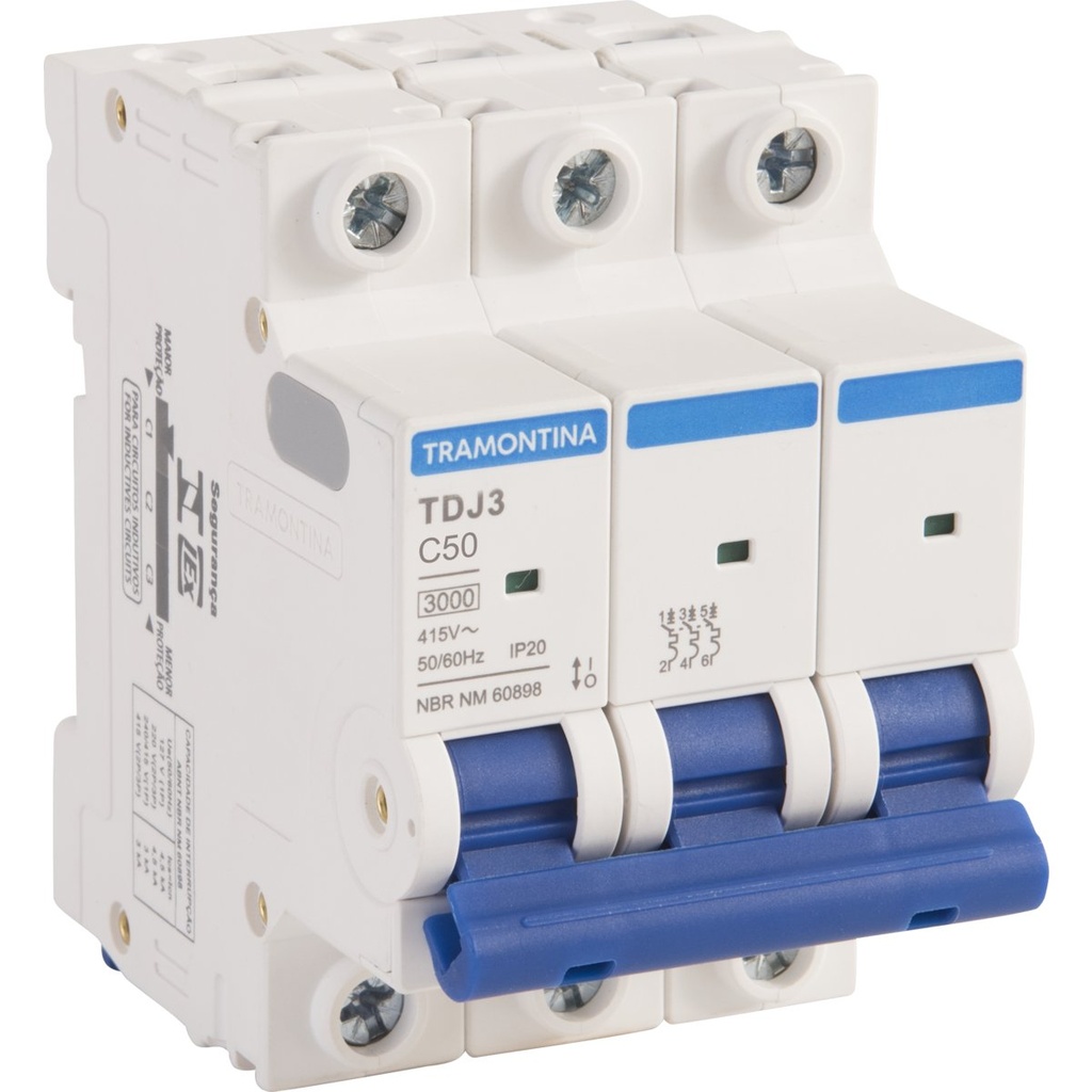 [58013110] TERMOMAGNETICO TDJ3-3C50 3P 50A 3KA