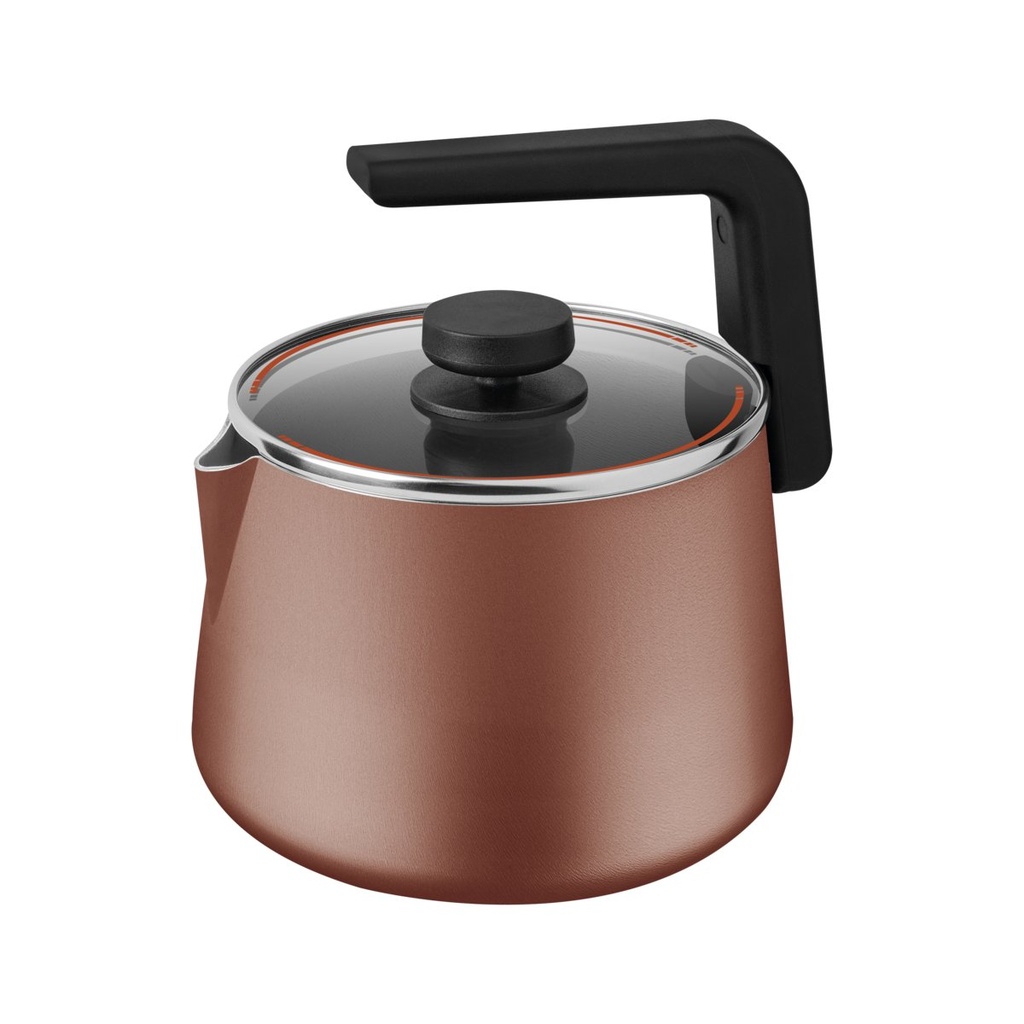 TETERA ANTIADHERENTE 2,3 L. Ø 19CM. COBRE