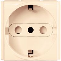 TOMACORRIENTE 2P+T SCHUKO 16A 250V~ COLOR BEIGE