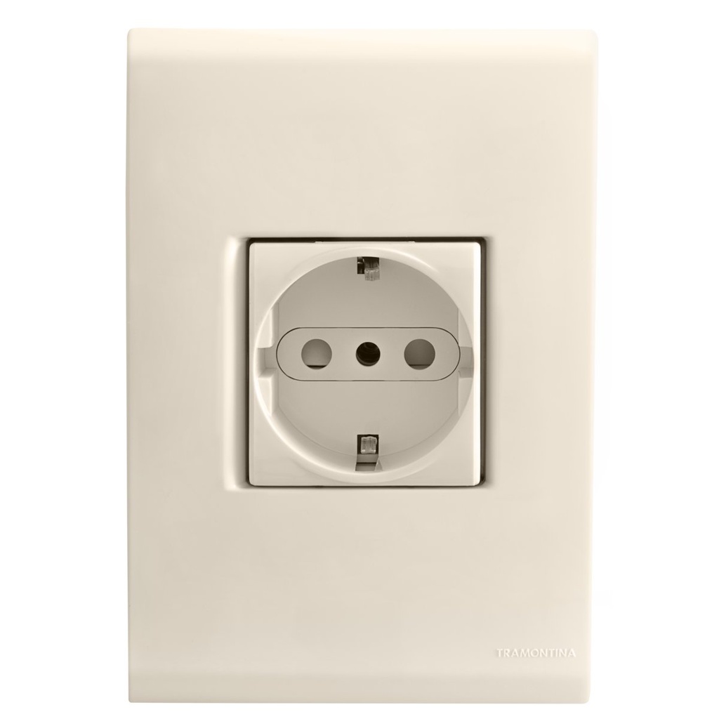 [57171023] TOMACORRIENTE SCHUCKO 2P+T 16A LIZ BEIGE