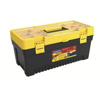 CAJA PLASTICA PARA HERRAMIENTAS CON TAPA ORGANIZADORA 20''
