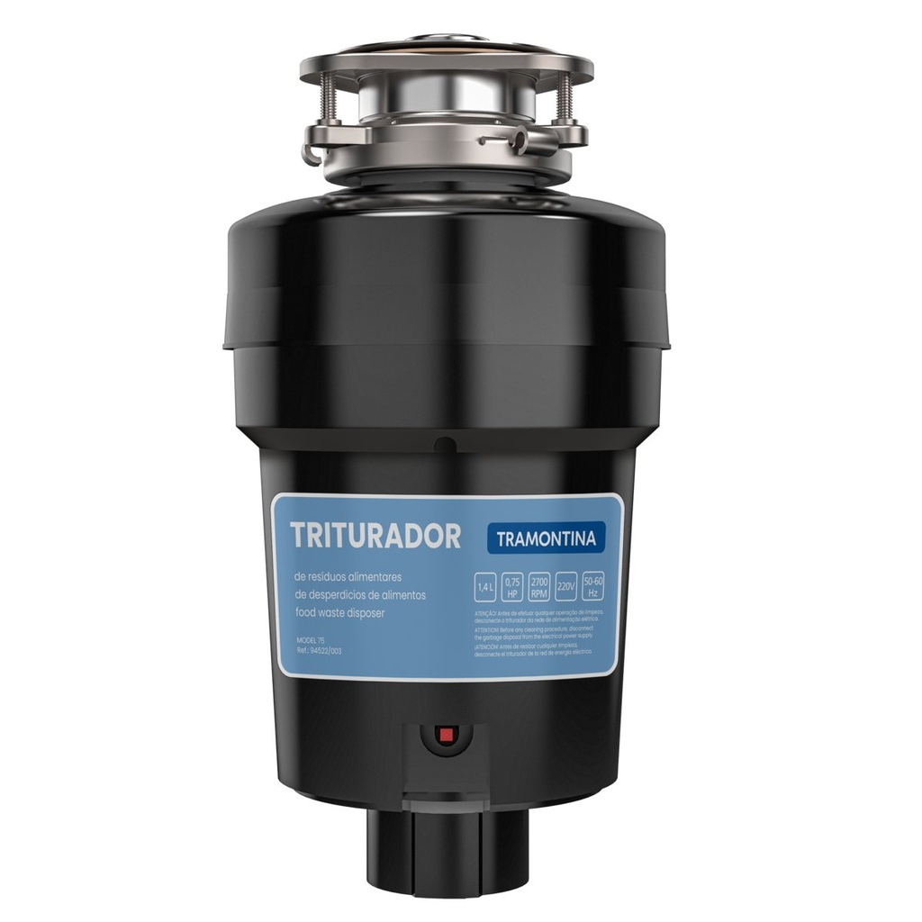 TRITURADOR DE ALIMENTOS 0,75 HP 220V PARA VALVULAS DE 4 1/2