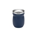VASO PARA MATE  EN ACERO INOXIDABLE- AZUL