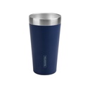 VASO TERMICO EN ACERO INOX AZUL SIN TAPA 0,42L. EXATA