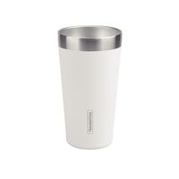 VASO TERMICO EN ACERO INOX BLANCO SIN TAPA 0,42 L. EXATA
