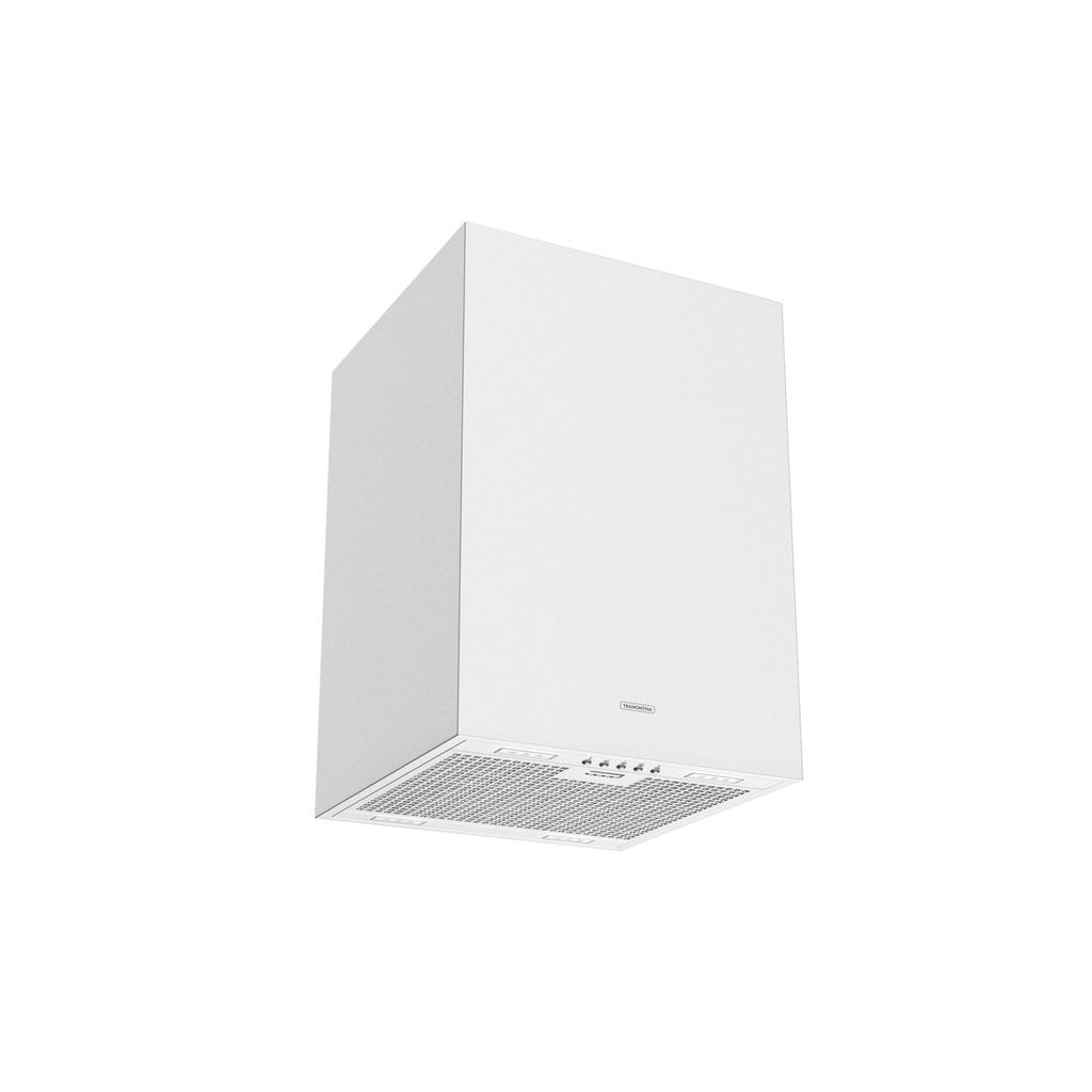 [95800027] CAMPANA DE ISLA SILENT SQUARE 40 EN ACERO INOX. SCOTCH BRITE