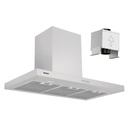 CAMPANA DE PARED DRITTA 90 SPLIT, PRIME, EN ACERO INOX., CON MOTOR EXTERNO, 90 CM