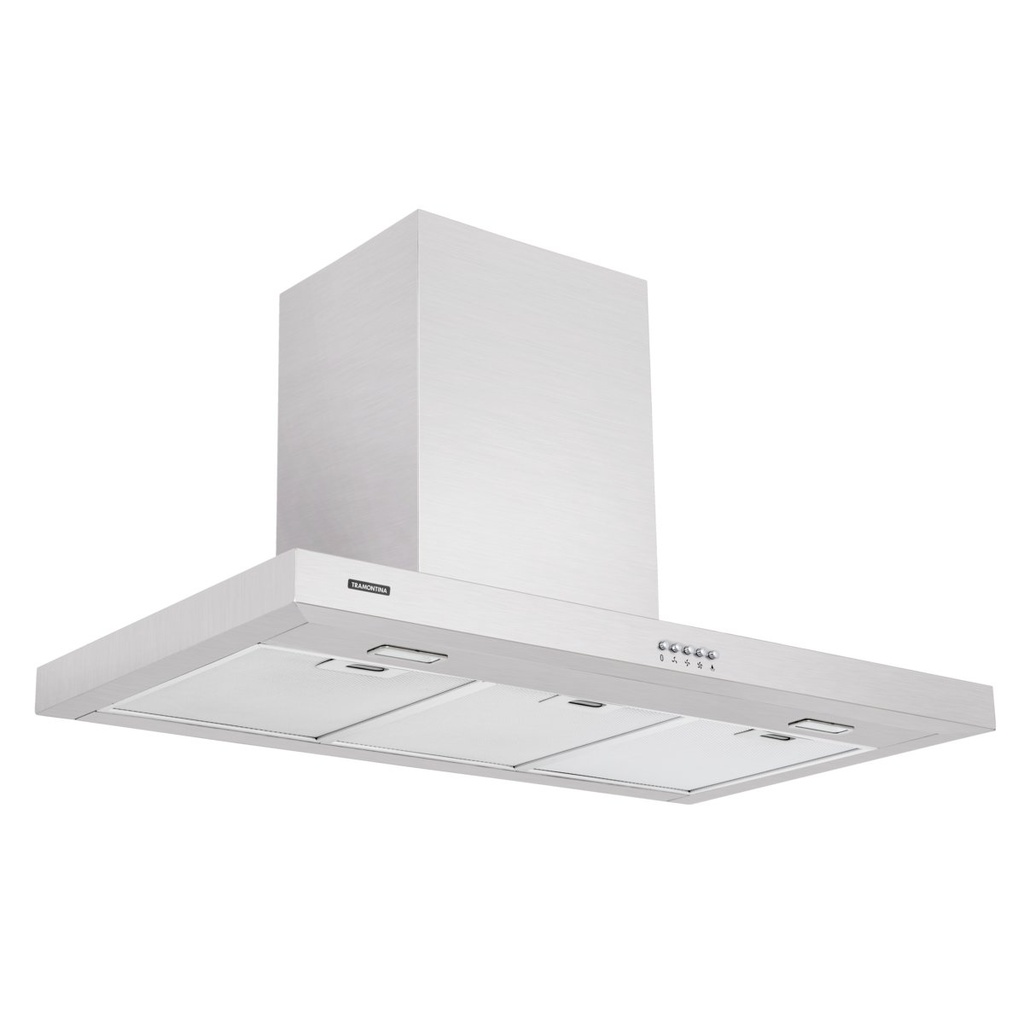 CAMPANA DE PARED NEW DRITTA 90, PERFECTA, EN ACERO INOX., 90 CM