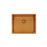 CUBETA QUADRUM GOLD 50X40 EN ACERO INOXIDABLE