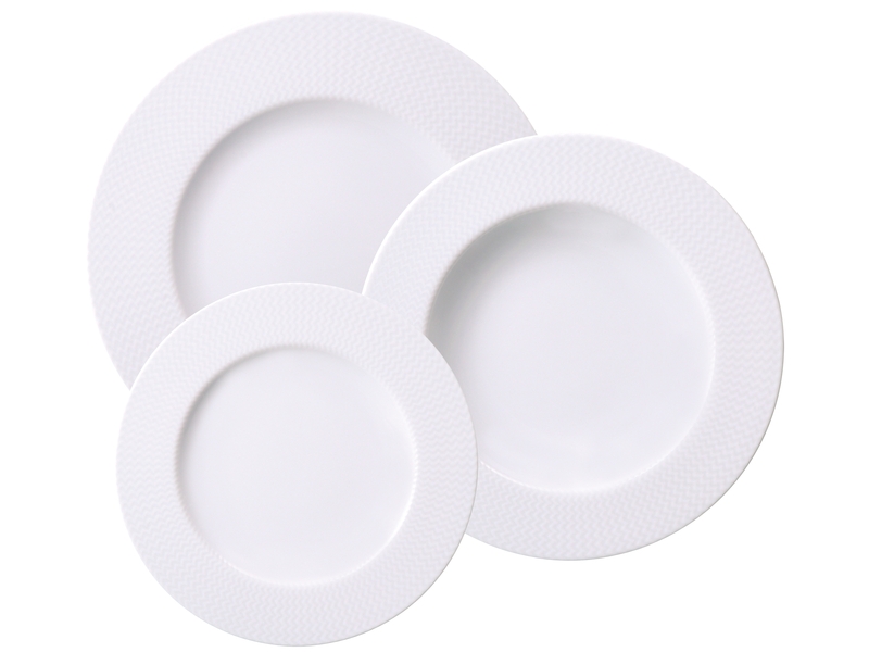 JUEGO DE PLATOS DE PORCELANA 12 PIEZAS MESH
