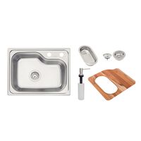 LAVAPLATOS MORGANA COMPACT 48FX UNDERMOUNT EN ACERO INOX 55X42 + ACCESORIOS