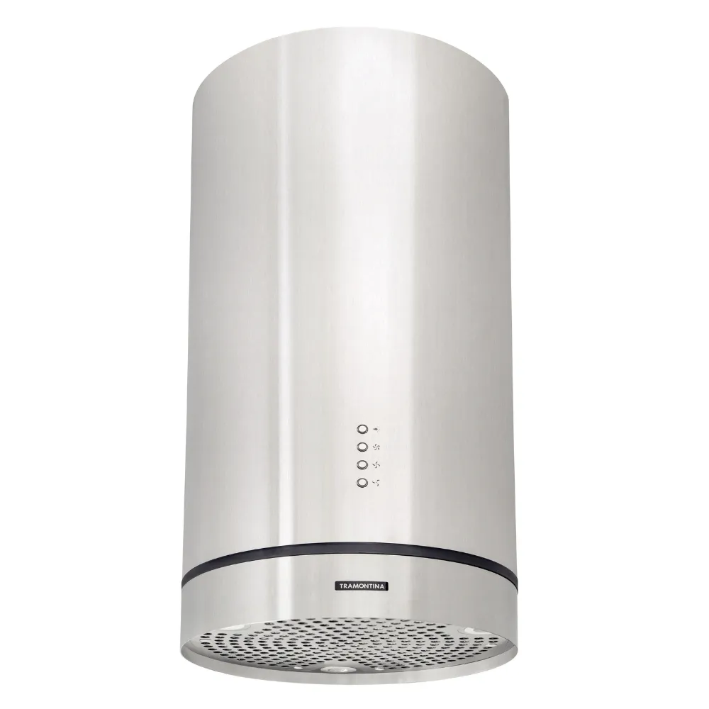 CAMPANA TUBE ISLA 35, PERFECTA, EN ACERO INOX., 35 CM