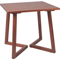 MESA CUADRADA DE MADERA  80 CM. LANATI