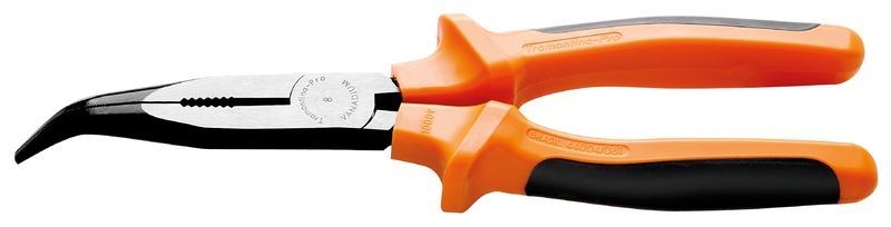 PINZA PUNTA CURVA AISLADA 1.000 V, 8"