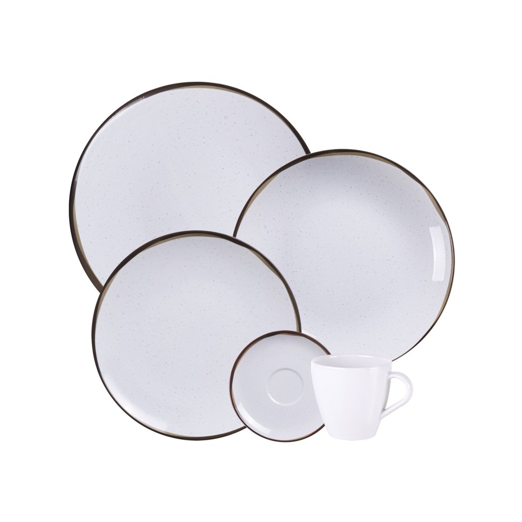 [96589068] CANYON PARDO VAJILLA DE 20 PZAS.