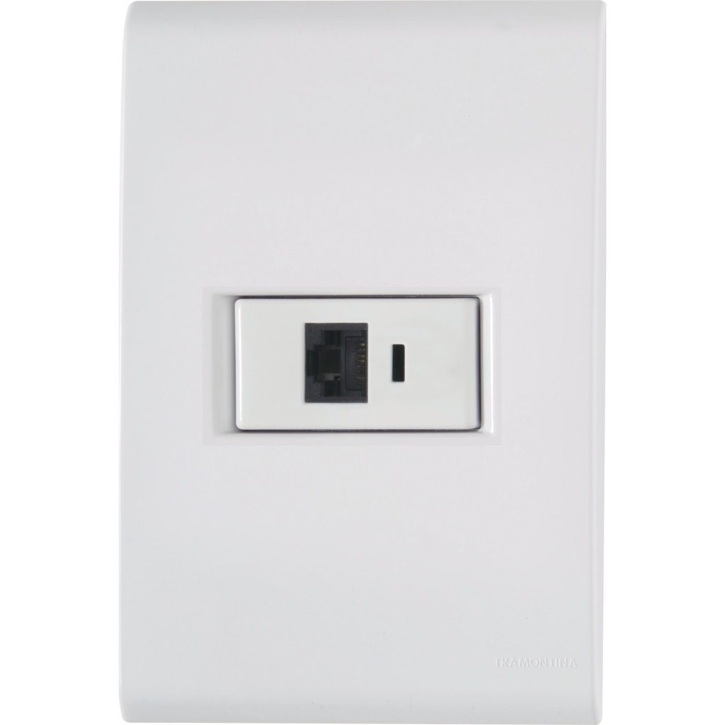 CONJUNTO ARMADO TOMA RJ 45 (CAT. 6) INTERNET BLANCO LIZ