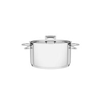 [62404200] CACEROLA HONDA EN ACERO INOXIDABLE FONDO TRIPLE 3,6 L. Ø 20 CM. BRAVA