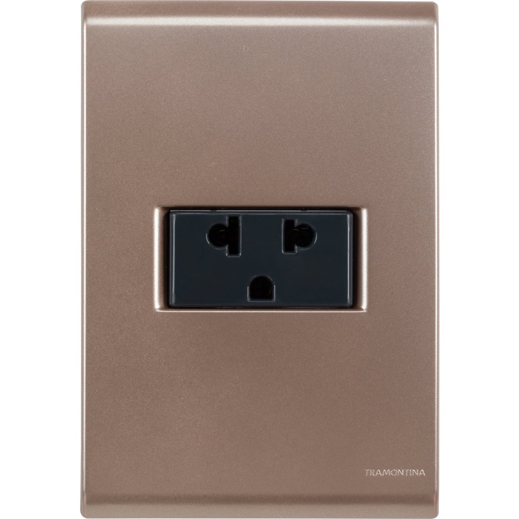 [57172011] CONJUNTO ARMADO TOMACORRIENTE 2P+T UNIV 10-15A 250V ORO VIEJO LIZ