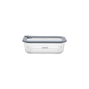 CONTENEDOR DE VIDRIO 1,52 L. 22,5X17X6,9 CM.CON TAPA SILICONA VITTRA