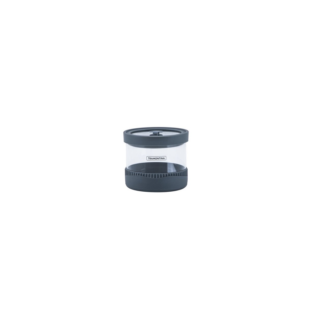 CONTENEDOR DE VIDRIO HERMETICO CON TAPA 0,4 L. PUREZZA