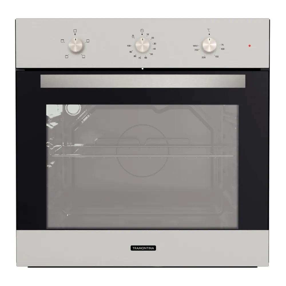 HORNO ELECTRICO DE EMPOTRAR BASIC, CON 4 FUNCIONES, EN ACERO INOXIDABLE, 71 L. (desc)