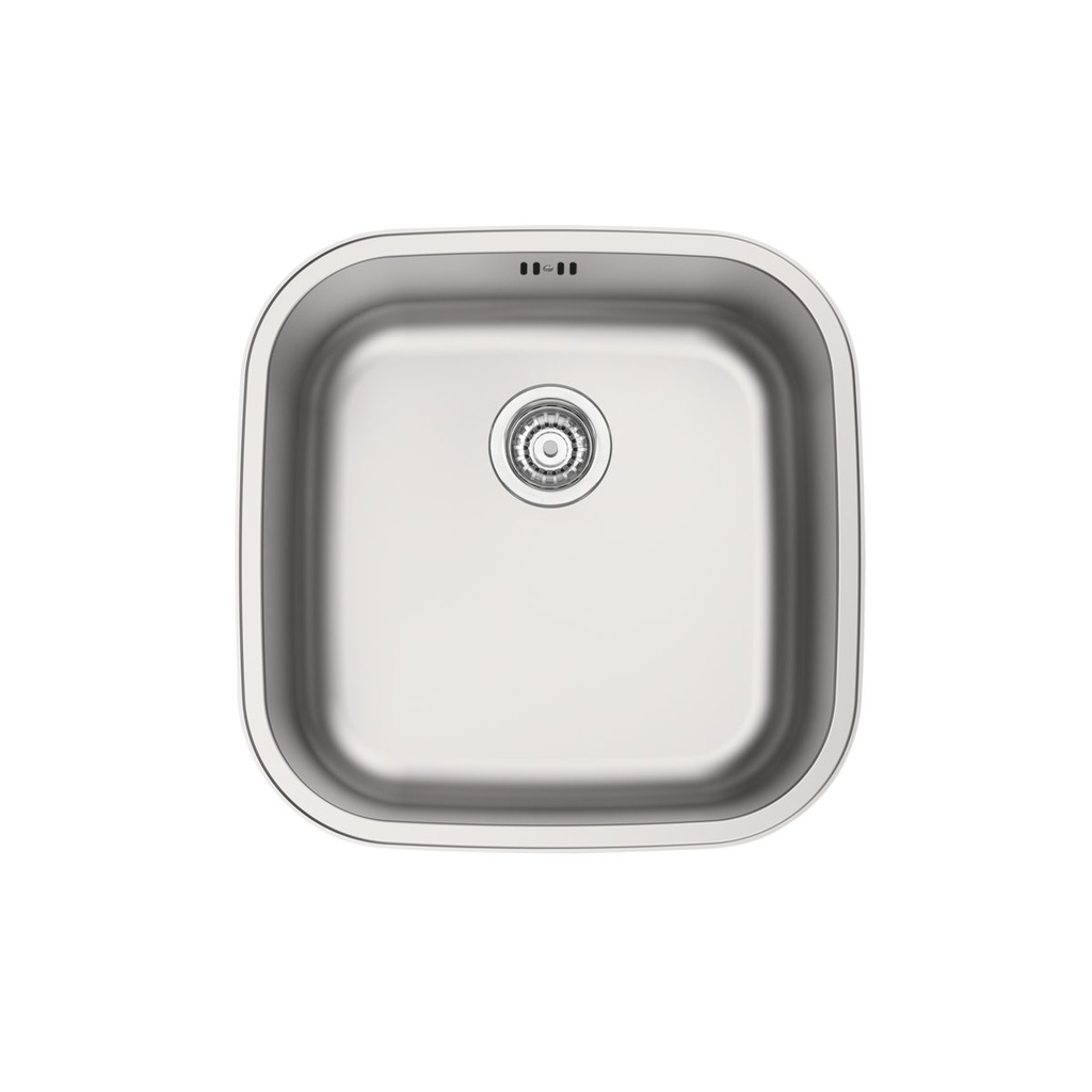 CUBETA ARIA MAXI 40 BS, PRIME, DE EMPOTRAR, EN ACERO INOX., 40X40 CM