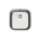 CUBETA ARIA MAXI 40 BS, PRIME, DE EMPOTRAR, EN ACERO INOX., 40X40 CM