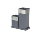 ORGANIZADOR ACERO INOXIDABLE 2PZAS