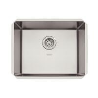 CUBETA QUADRUM 50 UNDERMONT, EN ACERO INOX., 50X40 CM.