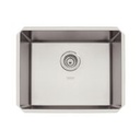 CUBETA QUADRUM 50 UNDERMONT, EN ACERO INOX., 50X40 CM.