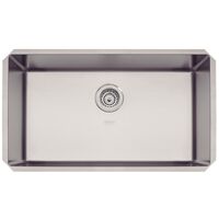CUBETA QUADRUM 70 UNDERMONT, EN ACERO INOX., 74X44 CM