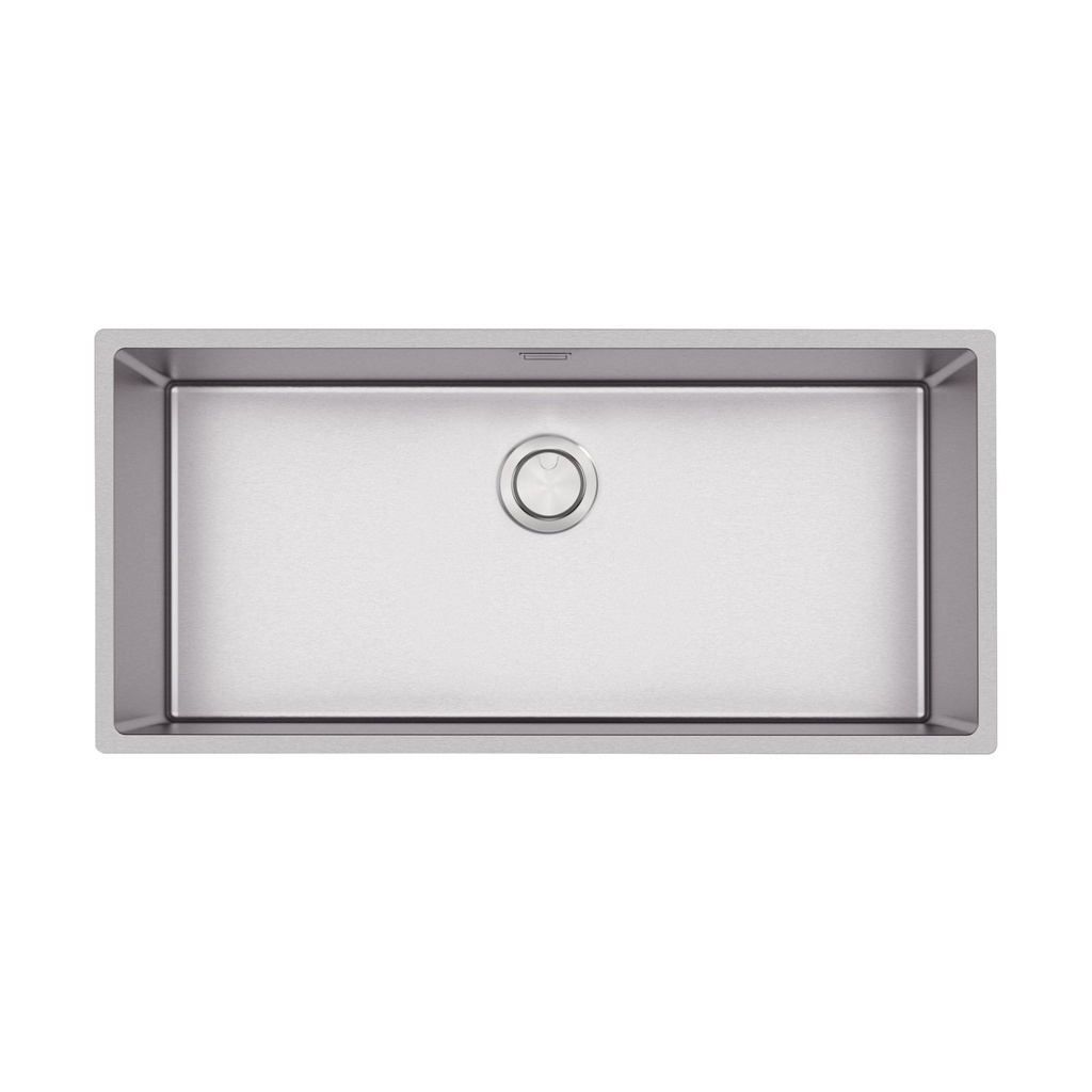 [94000903] CUBETA QUADRUM 90, EN ACERO INOX., DESIGN COLLETION, 90X40 CM. 