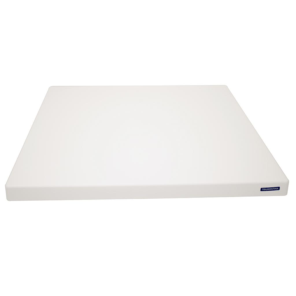 TAPA BLANCA CUADRADA 79 CM GEO