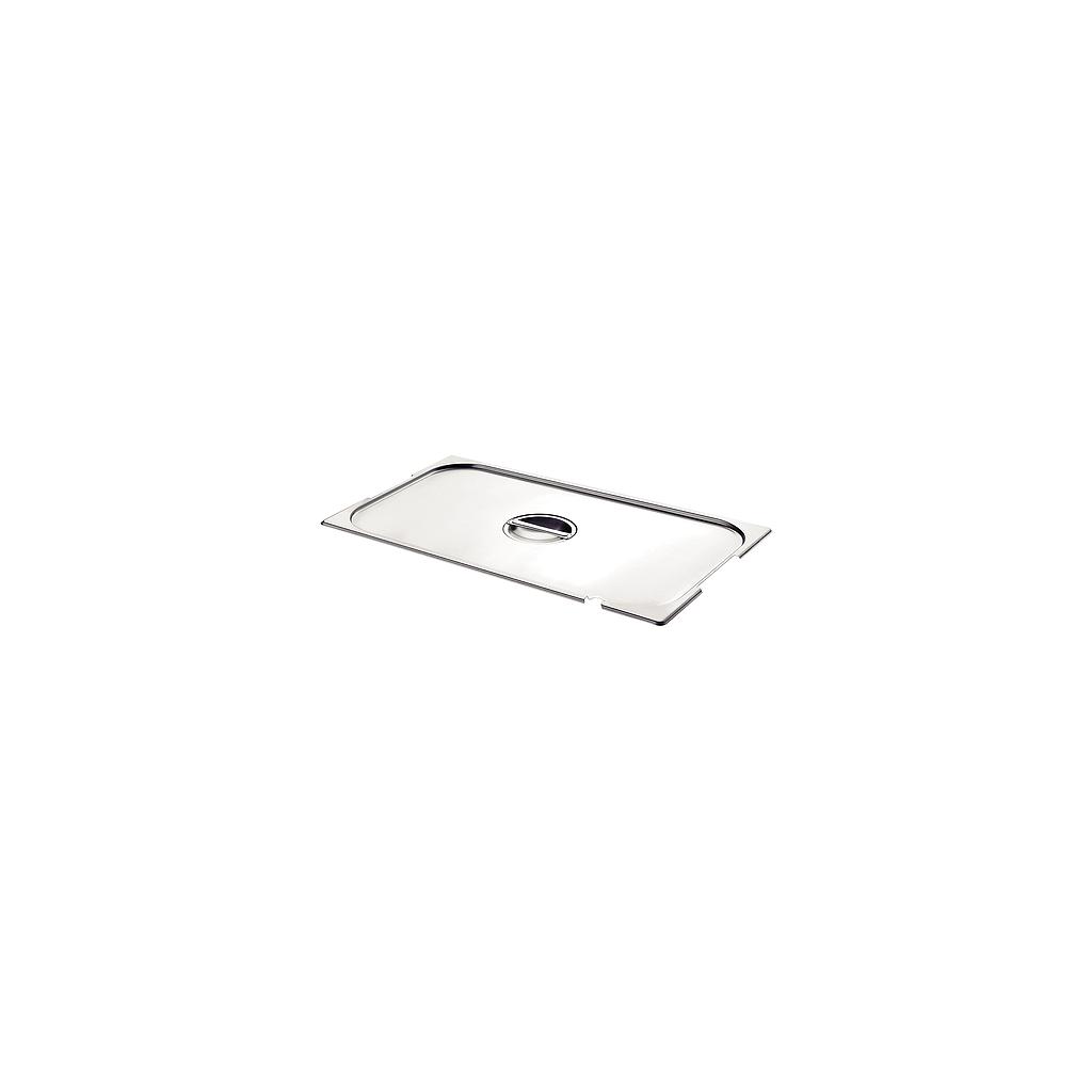 [61096130] TAPA CON RECORTE PARA ASAS Y CUCHARON ACERO INOXIDABLE 1/3