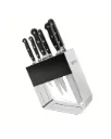JUEGO DE CUCHILLOS CON BASE 7 PIEZAS CENTURY