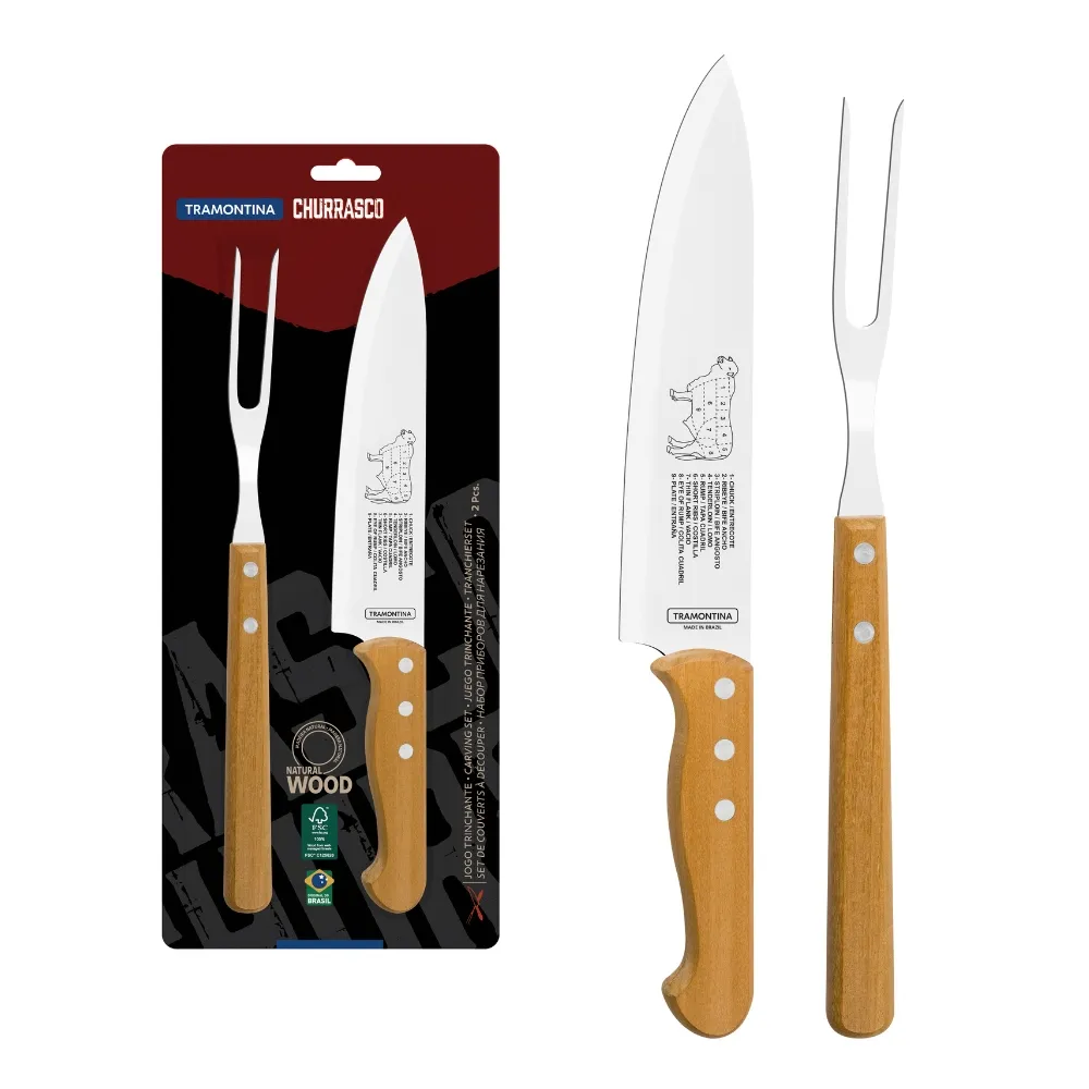 JUEGO PARA CHURRASCO 2 PIEZAS DYNAMIC