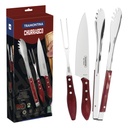 JUEGO PARA CHURRASCO 3  PIEZAS POLYWOOD
